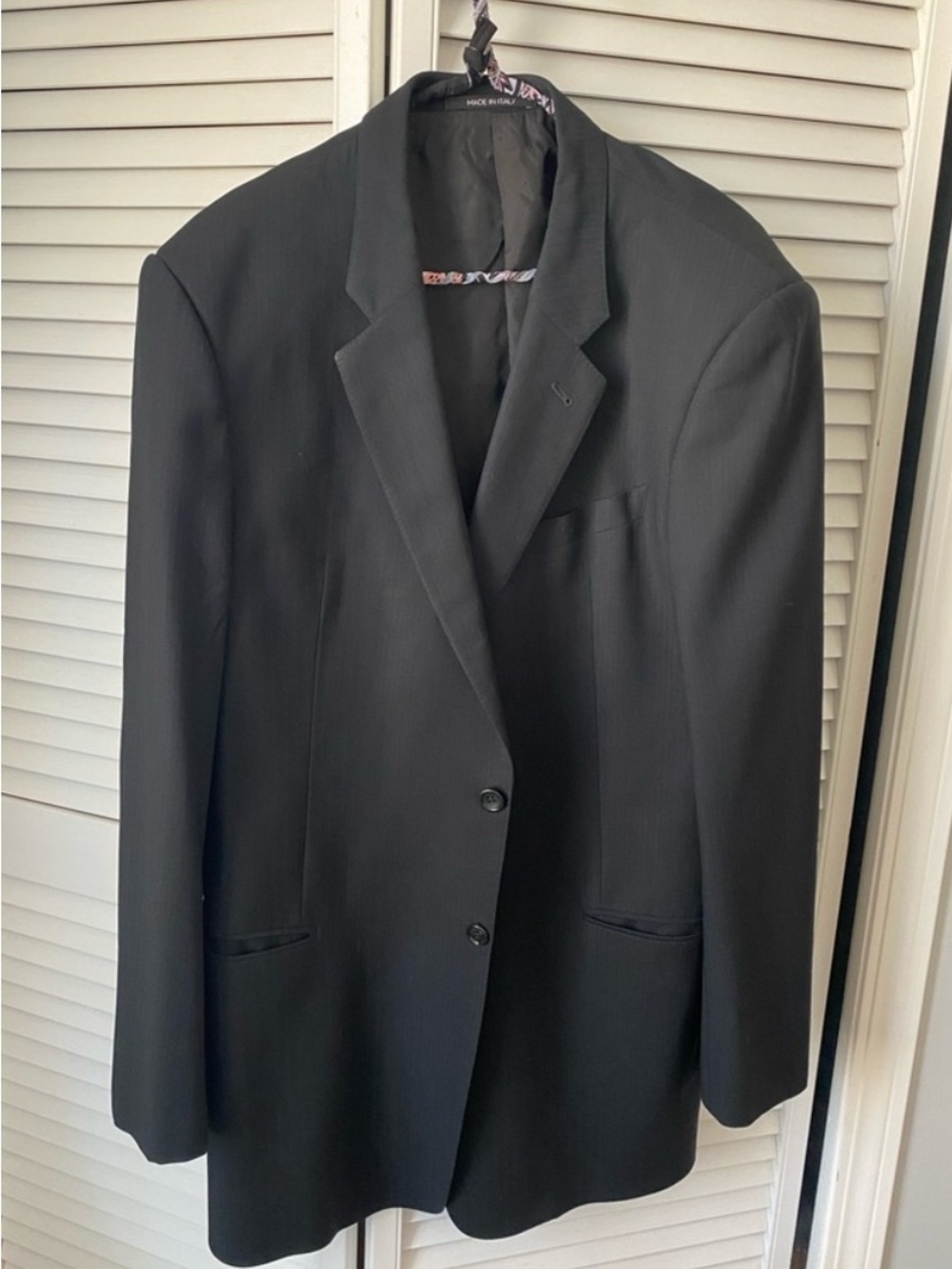 Giorgio Armani Men's Black Single-Breasted Blazer